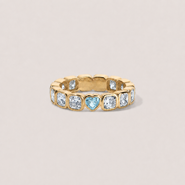 Aquamarine Cushion Hidden Gem