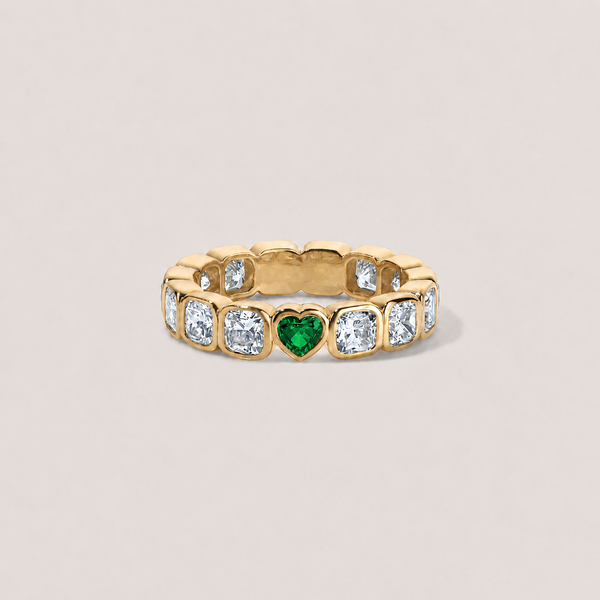 Green Tsavorite Cushion Hidden Gem