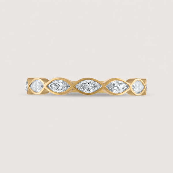 East West Bezel Marquise