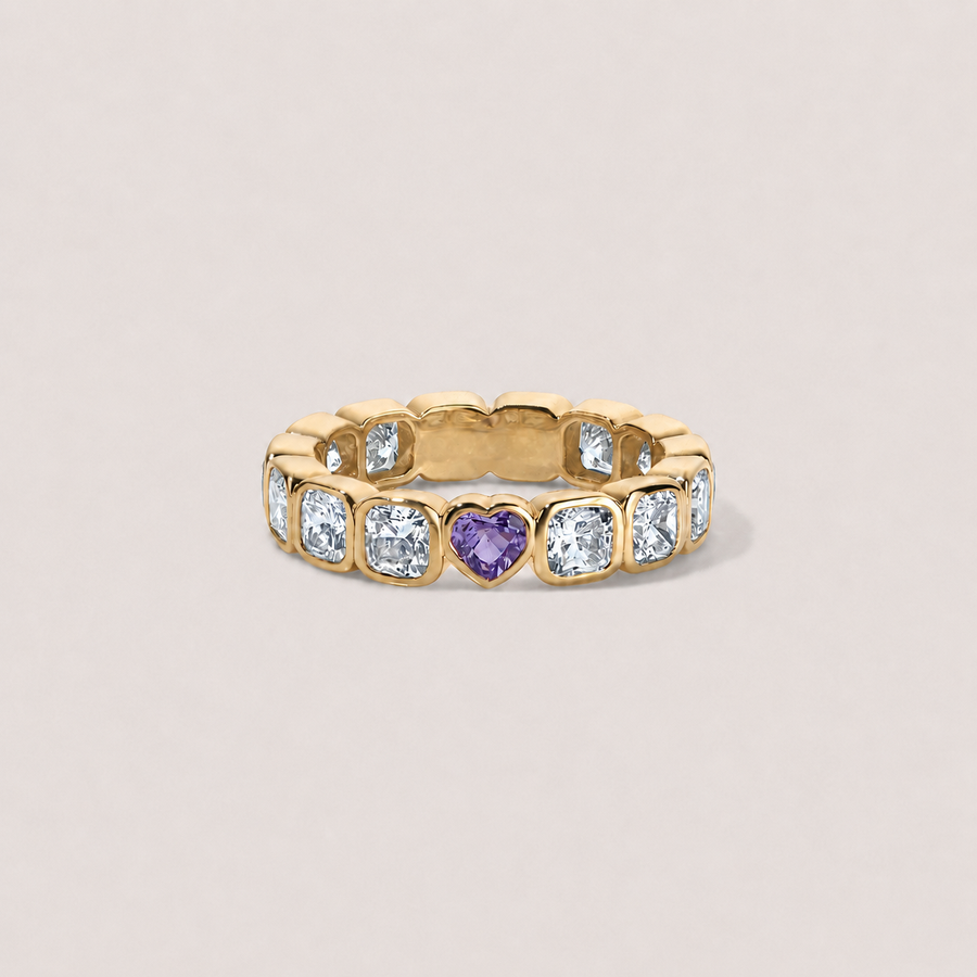 The Hidden Gem Ring - Cushion