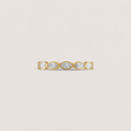 The East West Bezel Eternity Band - Marquise