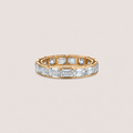 The East West Cascade Bezel Eternity Band