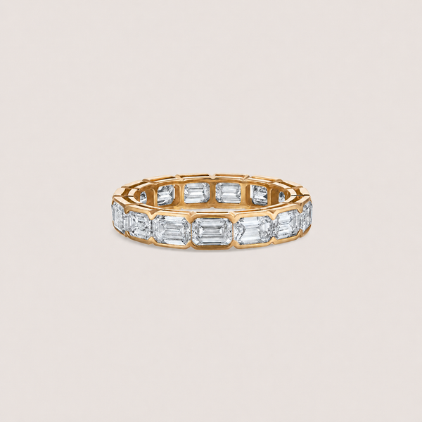 The East West Cascade Bezel Eternity Band