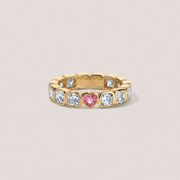 Pink Tourmaline Cushion Hidden Gem