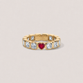 The Hidden Gem Ring - Cushion