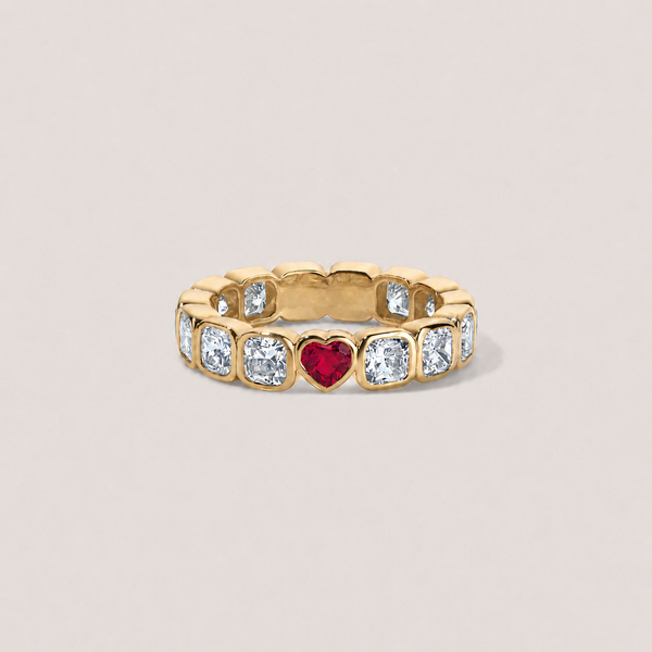 Ruby Cushion Hidden Gem
