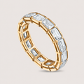 The East West Cascade Bezel Eternity Band