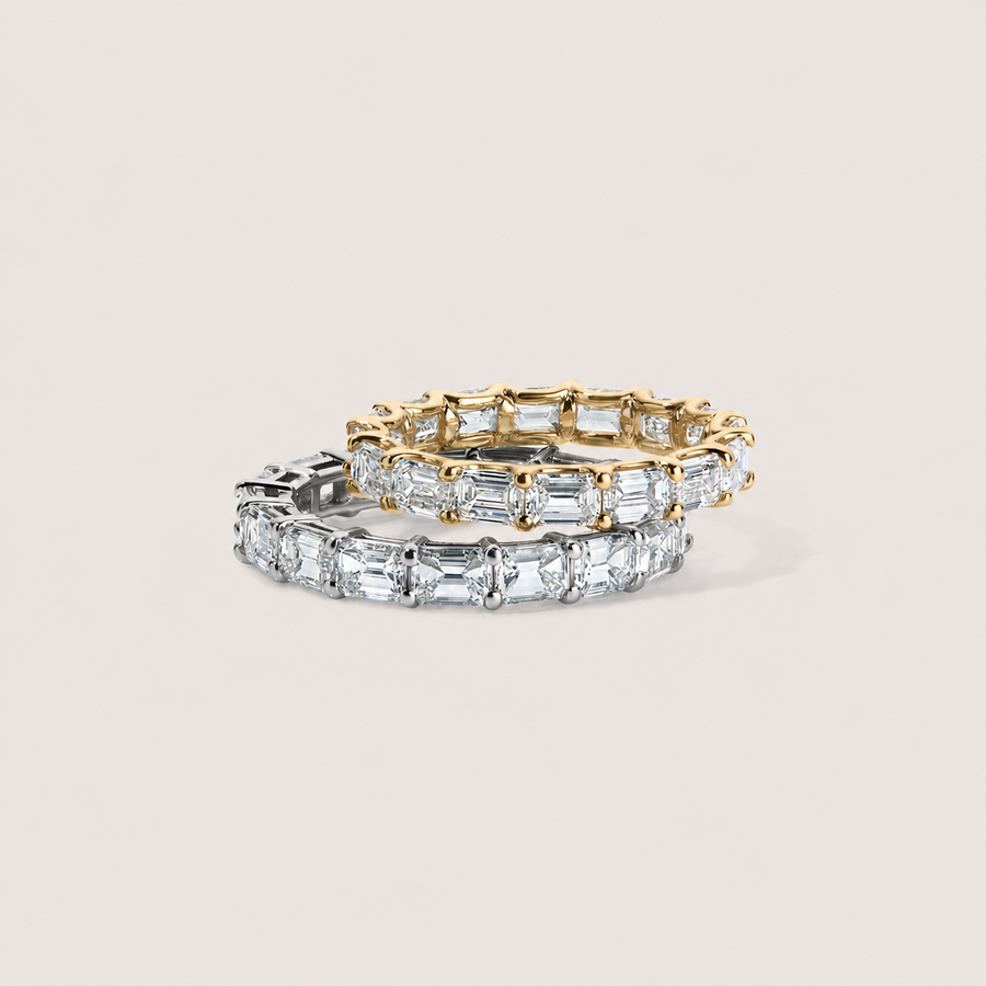 The East West Classic Eternity Band - Emerald