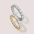 The East West Classic Eternity Band - Emerald
