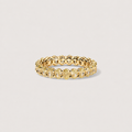 The Classic Eternity Band - Fancy Yellow Oval