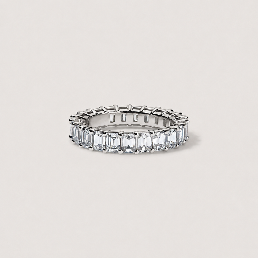 The Classic Eternity Band - Emerald
